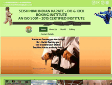 Tablet Screenshot of internationalkarate.co.in